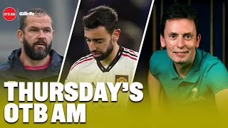 United held at Palace, Andy Mitten, Ireland Six Nations squad announcement, Ken Doherty | OTB AM