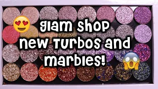 NEW Glam Shop Marbles and Turbo Glows! Macro Swatches, Live Swatches + Comparisons ♥