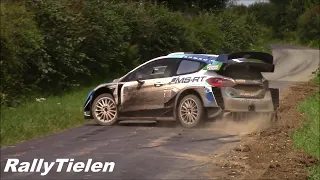 M-Sport - Ford Fiesta WRC - Warming tyres up, start procedure and slow drive - Full HD