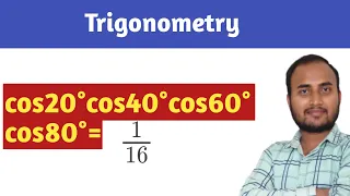 cos20°cos40°cos60°cos80°= 1/2 proof karna seekhe