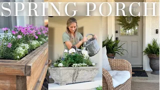 Spring Front Porch Refresh and Garden Clean Up! 🌱🌸