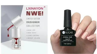 LXINAYON  и UR SUGAR , гель лаки , gel polish.