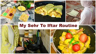 My Sehr to iftar routine with two kids | Ramadan routine