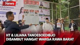Kampanye Caleg Perindo, HT & Liliana Tanoesoedibjo Disambut Hangat Warga Rawa Barat
