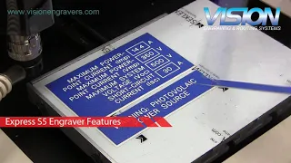 Making Plastic Solar Panel Tags with Vision Express S5 Small Engraver