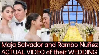 MAJA SALVADOR and RAMBO NUÑEZ KASAL NA NGA SA INDONESIA (Actual video clips) #entertainment