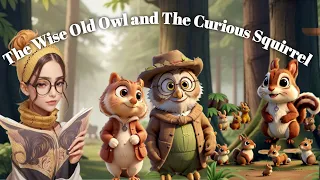 The Wise Old Owl And The Curious Squirrel | Read Aloud Moral Story for Kids in English | Fairy Tales