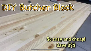 Easy DIY Butcher Block