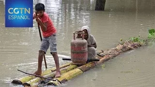 Una serie de inundaciones devastan varias zonas de India