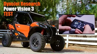 DynoJet Power Vision 3 for the Can Am Maverick Sport 1000R Quick Test Review