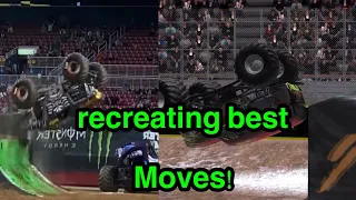 Recreating BEST MONSTER JAM MOVES!!!!