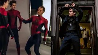 Bully Maguire dance on set of Spiderman No Way Home