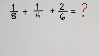 How to Add Three Fractions? Basic Math Review