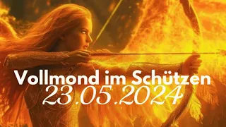 Schütze ♐️ Eine wichtige Entscheidung treffen ❤️ Vollmond im Schützen 23.05.2024 ❤️ #Orakel #Tarot