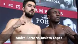 Andre Berto vs Joseito Lopez