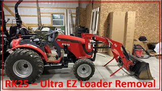 TNT Try New Things - 76:   Super Easy RK25 Loader Removal (TYM R25)
