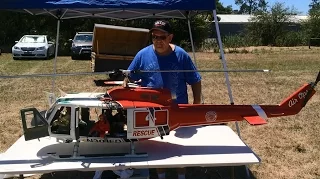 Huge Scale RC Helicopter - Bell 205 "Huey"