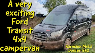 A very exciting Ford Transit 4x4 campervan. Karmann Mobil Dexter 560