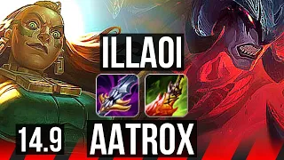 ILLAOI vs AATROX (TOP) | 11/1/7, 500+ games, Dominating | BR Master | 14.9