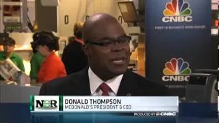 Inside McDonald's Research Kitchen with CEO Don Thompson  (4/26/13)