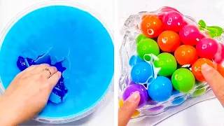 Удовлетворяющая слизь Slime ASMR | Расслабляющее видео слизи # 2414