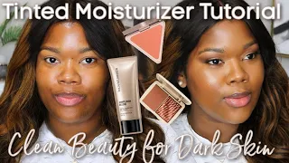 Tinted Moisturizer for Dark Skin | BareMinerals , Lys Beauty, CoverFx | Clean Beauty Makeup Tutorial