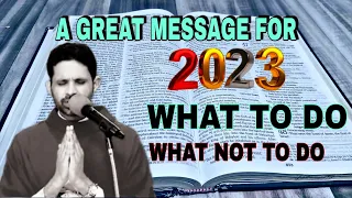 In this 2023 What to do ? & What not to do? Fr-Antony-Parankimalil VC.