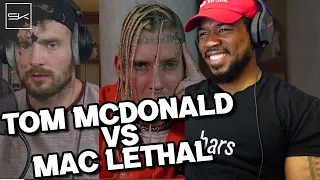 TOM MCDONALD VS MAC LETHAL - AYE, I FUX WITH RAP BEEF REGARDLESS WHO IT IS LOL - REACTION