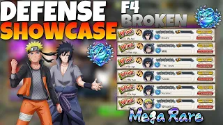 NxB NV: Naruto & Sasuke TFS| Defense Showcase 🔥| F4 Op | Naruto X Boruto Ninja Voltage