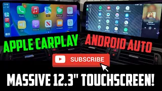 Installing a HUGE 12.3in Touchscreen Head Unit With Carplay/Android Auto & 4G/WIFI In My BMW!!!