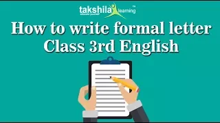 English Letter Writing : Formal Letter Writing Topics CBSE Class 3 English : Formal letter example