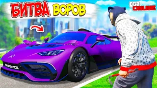 ЭТО ЧТО?! УГНАЛ КУЧУ МЕРСЕДЕСОВ В GTA 5 ONLINE! БИТВА ВОРОВ В ГТА 5 ОНЛАЙН