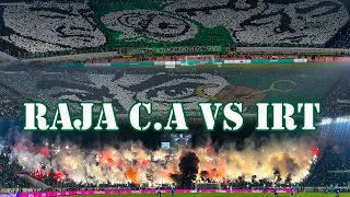 4Kصوت الكورفا سود🎶🥁 مباراة نادي الرجاء الرياضي ضد إتحاد طنجة - CURVA SUD Raja Club Athletic vs IRT