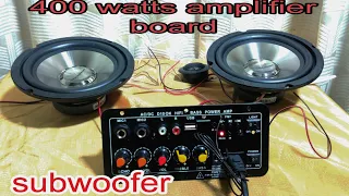 active digital Bluetooth stereo amplifier board,400 watts subwoofer
