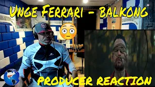 Unge Ferrari   Balkong Official Music Video Lyrics - Producer Reaction