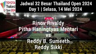 Jadwal Babak 32 Besar Thailand Open 2024 day 1 | 4 wakil Indonesia bertanding hari ini