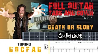 Six Feet Under- Death Or Glory- Rhythm Guitar Cover | Screen TAB