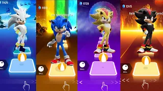 Tiles Hop with Sonic characters