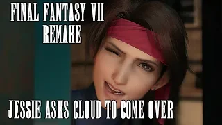Jessie wants Cloud to come over - Final Fantasy 7 Remake in 4K | SPOILER WARNING