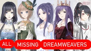 ALL MISSING DREAMWEAVERS IN LOVE NIKKI