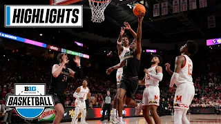 Northwestern at Maryland | Highlights | Big Ten Men's Basketball | Feb. 26, 2023