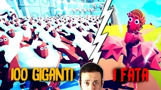 1 FATA vs 100 GIGANTI ! Cine castiga ?