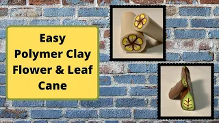 Polymer Clay Beginner Flower & Leaf Cane