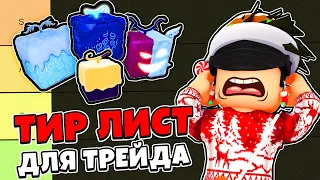 ТРЕЙД ТИР-ЛИСТ ФРУКТОВ В БЛОКС ФРУТС! 🤩 ТИР ЛИСТ Трейдов Блокс Фрутс  Blox Fruits Roblox