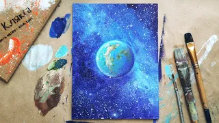 EARTH | View from space💫Draw the real