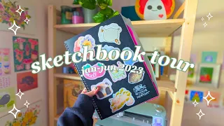 SKETCHBOOK TOUR #3 ☆ a realistic look into my *messy* sketchbook!