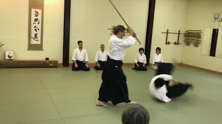 Jo tori 2018 Chris Mulligan Aikido Kyoto