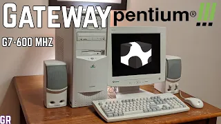 Vintage Gateway Pentium III Desktop Computer from 2000