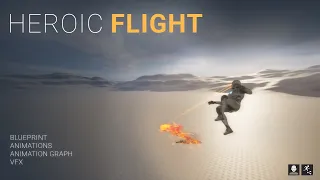 Heroic Flight - UE5 Marketplace - Setup tutorial