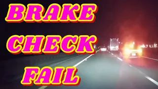 Idiot Brake Checks Cop and Pays the Price - INSTANT KARMA Road Rage Caught on My Dashcam!